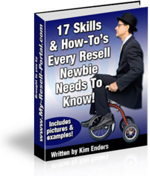 Product picture 17 Skills a resell newbie needs to know