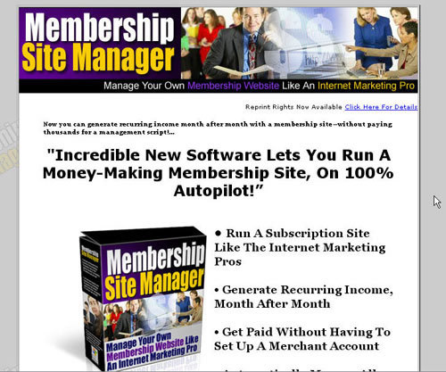 Product picture Membership Site Manager Rights