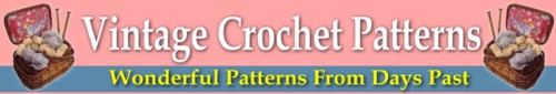 Product picture vintage crochet patterns