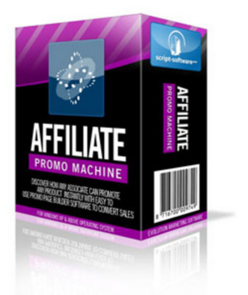 Product picture Affiliate Promo Machine (with resell rights).