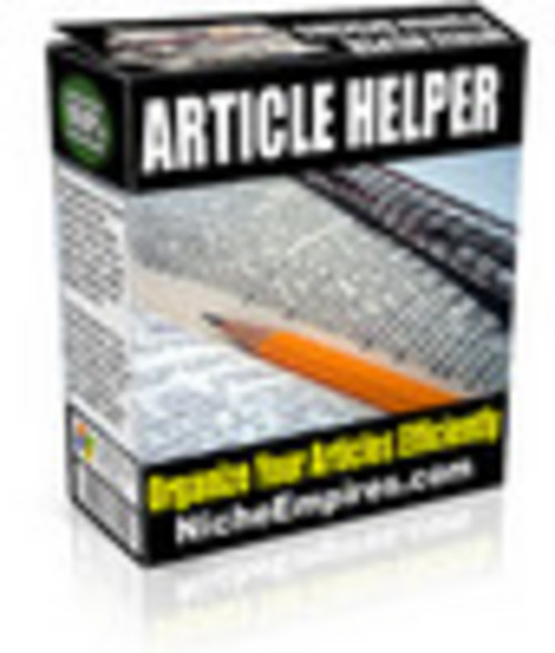 Product picture Article Helper (with resell rights)