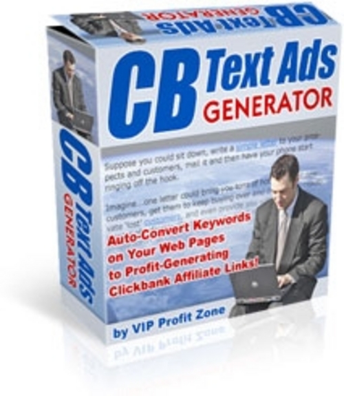 Product picture CB Text Ads Generator (with resell rights)
