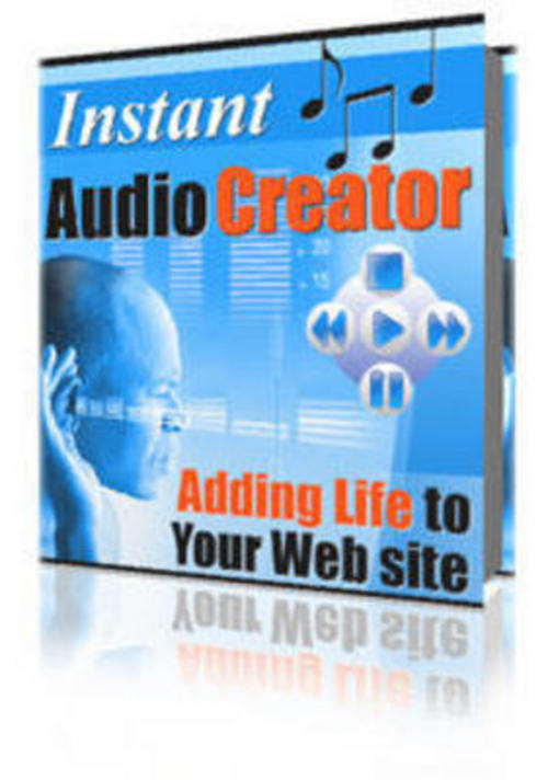 Product picture INSTANT AUDIO CREATOR (with resell rights)