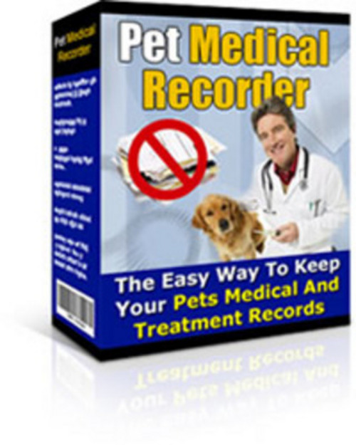 Product picture Pet Medical Recorder (with resell rights)