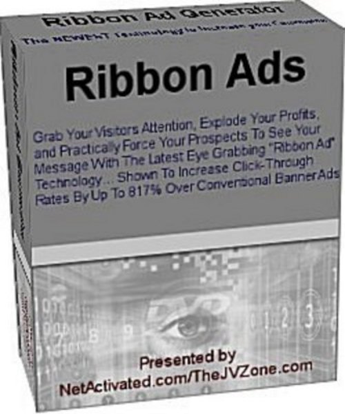 Product picture Ribbon Ad Generator (with resell rights)