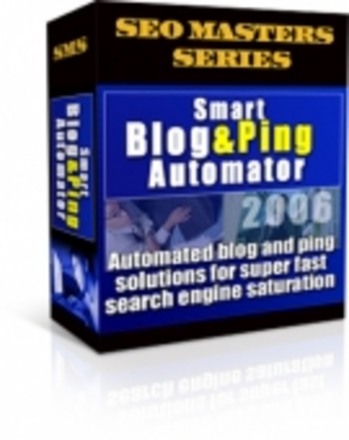 Product picture Smart Blog N Ping Automator (with resell rights)