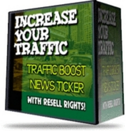 Product picture Traffic Booster News Ticker (with resell rights)
