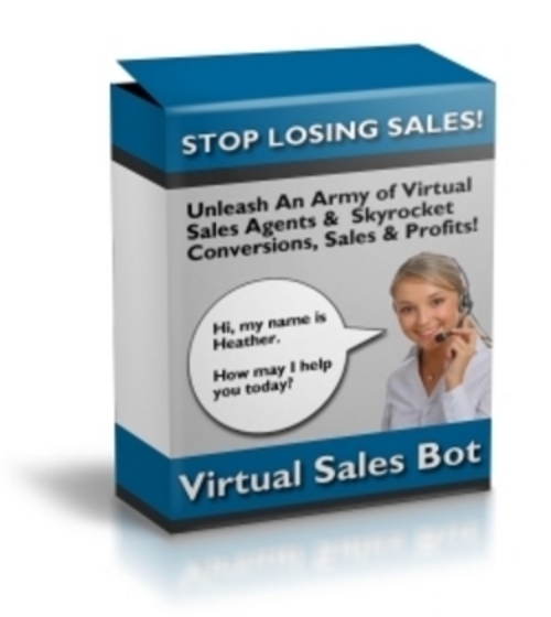 Product picture Virtual Sales Bot (with resell rights)