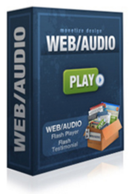Product picture WEB AUDIO Flash Player (with resell rights)