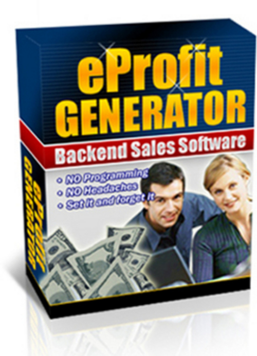 Product picture eProfit Generator (with resell rights)
