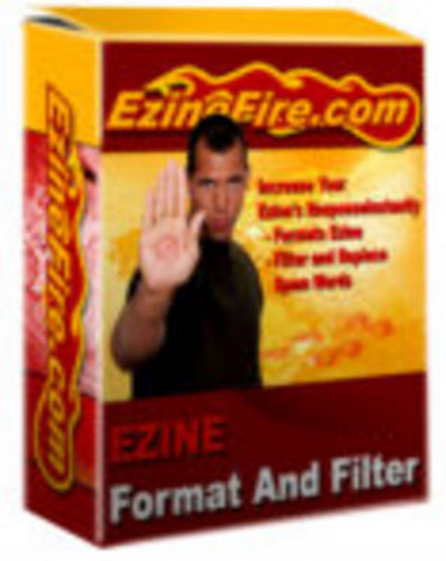 Product picture Ezine Filter Format (with MRR)