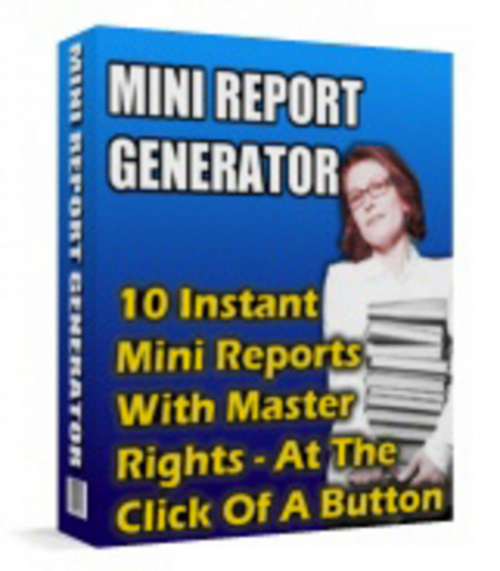 Product picture Mini Report Generator (with MRR)
