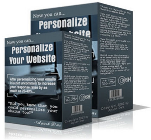 Product picture Personalize Your Website (with MRR)