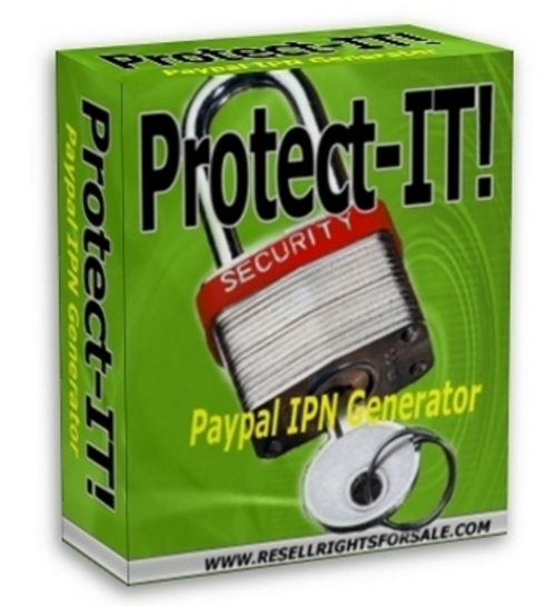 Product picture Protect-IT! PayPal IPN Generator (with MRR)