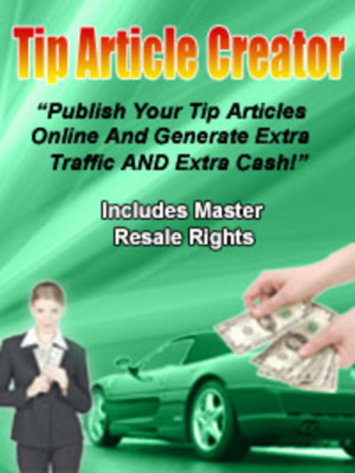 Product picture Tip Article Creator (with MRR)