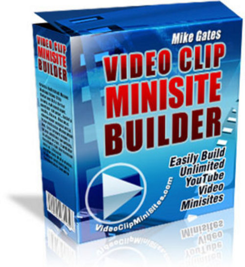 Product picture Video Clip Minisite Builder (with MRR)