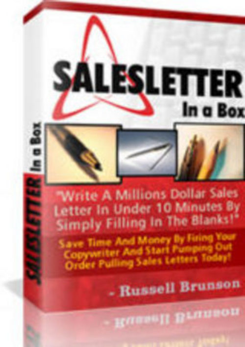 Product picture Sales Letters In A Box (with PLR)