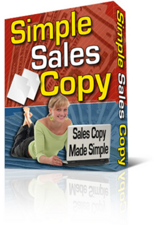 Product picture Simple Sales Copy. (with PLR)