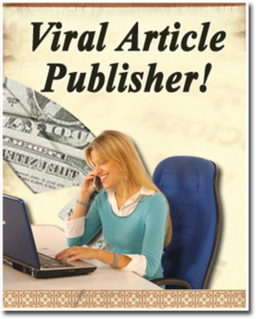 Product picture Viral Article Publisher. (with PLR)