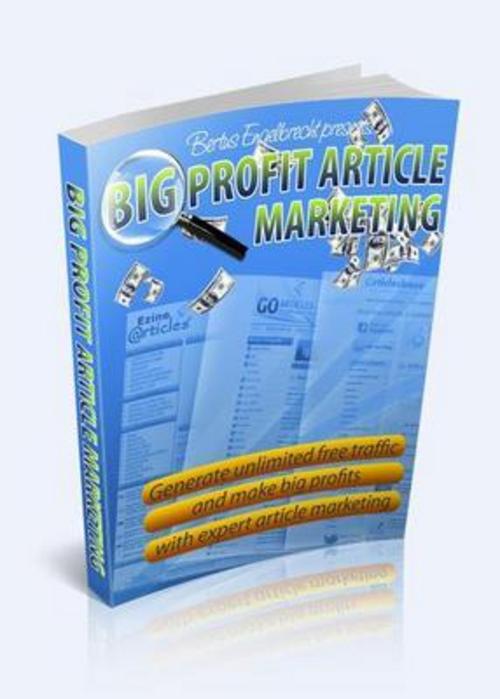Product picture Big Profit Article Marketing (with MRR)